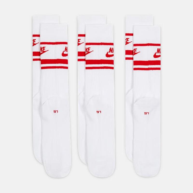 Men's Nike Sportswear Essentials Crew Socks Men's Men's White