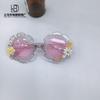 Fashion Children'S Sunglasses Diy Trend Sunscreen Uv Protection Baby Concave Cute Flower Sunglasses