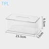 Transparent Tissue  Design Tissue Box Holder For Toilet Home Office Towel Napkin Paper Dispenser Tissue Holder