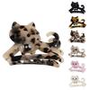 Acetate Retro Shark Clip Cat Design High Ponytail Holders Elegant Hair Claw Clips  for Women Girls