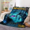 WOW, World of Warcraft  Demon Hunter, Lich King Game Flannel Blanket for Beds Bedroom Sofa Picnic,Throw Blanket Outdoor Leisure