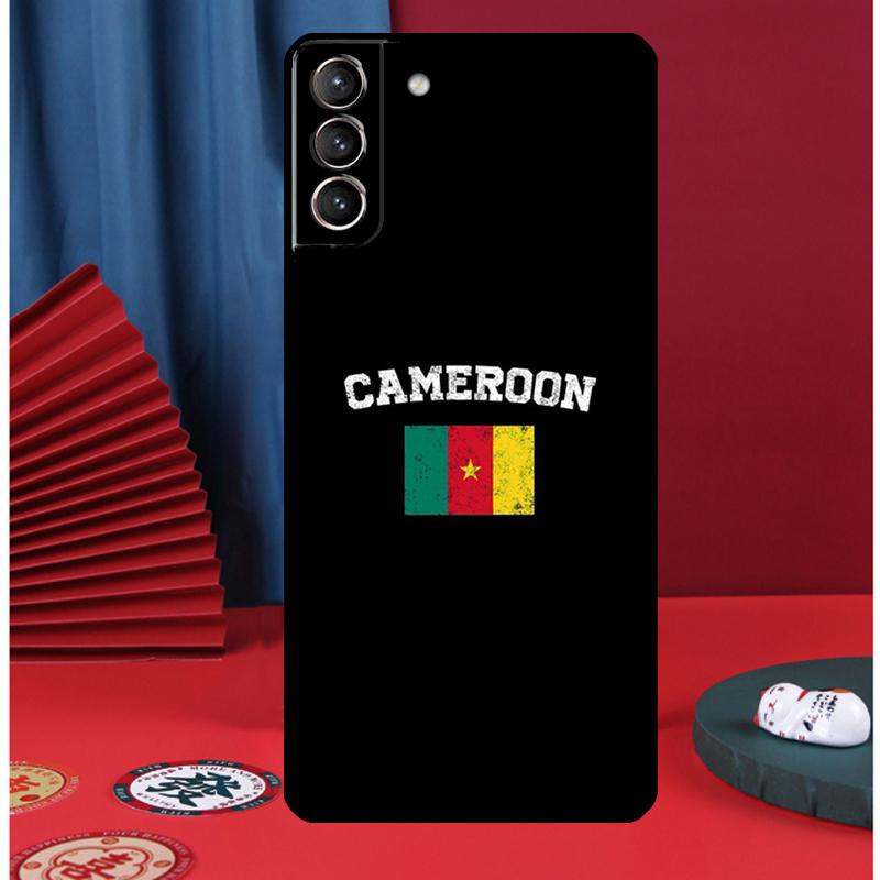 Republic of Cameroon Flag Case For Samsung Galaxy S22 S23 Ultra S21 S20 FE S9 S10 S22 S23 Plus Note 10 Note 20 Ultra Cover