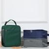Insulated Reusable Lunch Bag Large Capacity with Slide Pocket Waterproof Buckle-designed Handle Portable Bento Bag