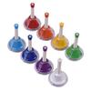 8 Note Diatonic Metal Bell Colorful Handbell Hand Percussion Bells Kit Musical Toy for Kids
