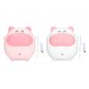 Hand Warmer Cartoon Shape 2 Levels Temperature Adjustment USB Charging Mini Hand Warmer with Nig