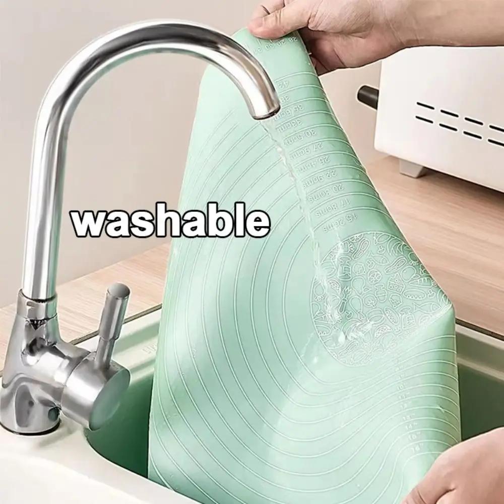 Новый силиконовый коврик для раскатывания теста, антипригарный, нескользящий, утолщенный коврик для замешивания теста