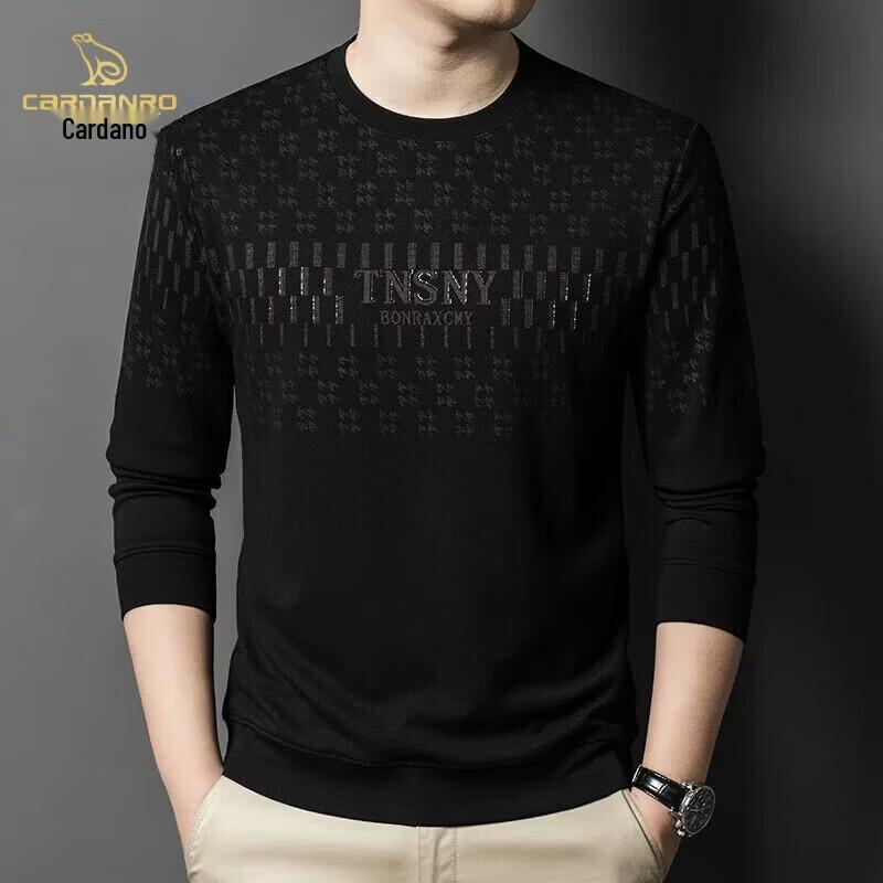 CARDANRO Premium Men's Thermal Long-Sleeve Graphic Sweatshirt