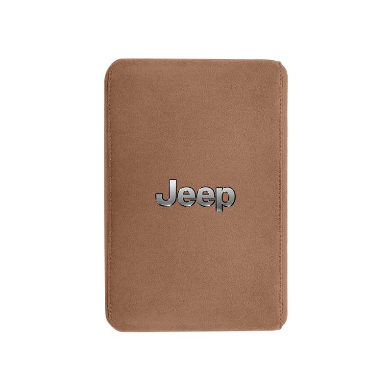 Car Interior Armrest Box Mat Center Console Accessories For Jeep Grand Cherokee Wrangler JK Gladiator Compass Renegade Patriot AJU1