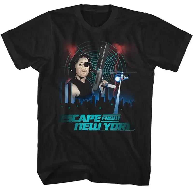 Escape From York Tall T Shirt Helicopter Black