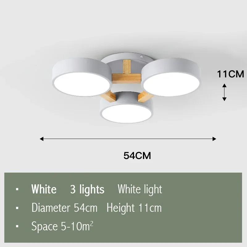 Потолочные светильники из скандинавского дерева, светодиодные, для помещений, цветные, декоративная люстра Macaron, креативный потолочный светильник для гостиной, спальни, кабинета, кафе