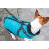 Manteau pour chien - TRIXIE - Pontis - Turquoise - Harnais intégré - Détails réfléchissants