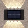 1PC Outdoor Solar Lights Up And Down Luminous Garden Decoration Outdoor Lights Warm Light Waterproof Wall Lamp