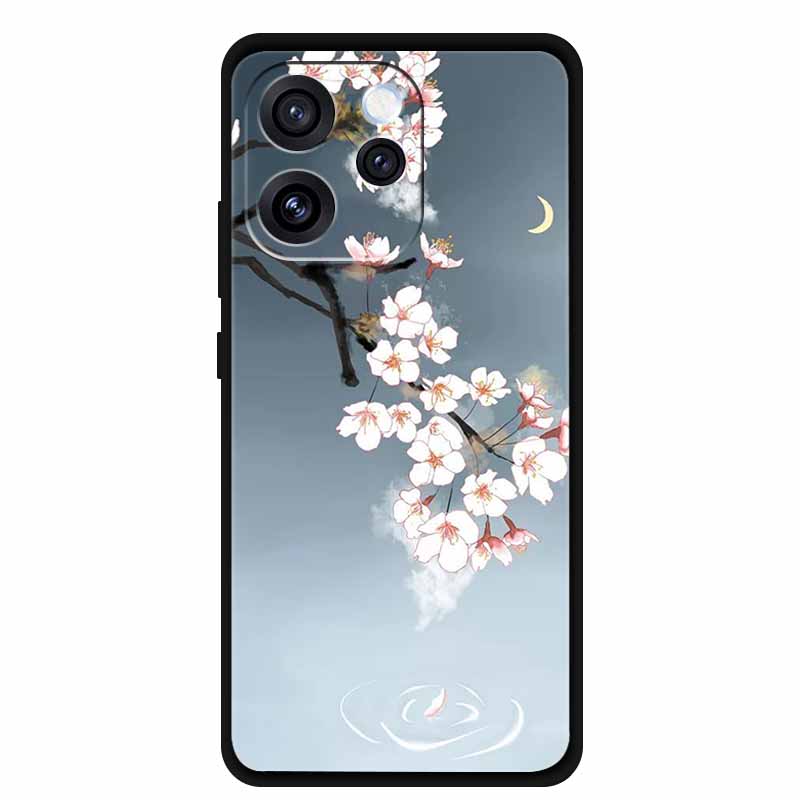 Чехол для телефона Oppo Reno15 Мягкий силиконовый чехол из ТПУ для OPPO PLW110 6,32" Черный чехол для Oppo Reno 15 5G Модный крутой корпус