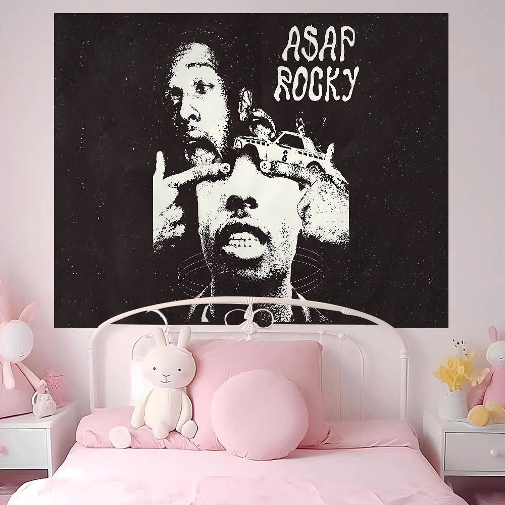 Хип-хоп рэпер AsapRocky Богемный гобелен для подвешивания Богемные настенные гобелены Мандала Дешевый Хиппи Настенный подвес