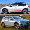 2 шт. Наклейки на боковую часть двери автомобиля для Subaru XV Racing Sports Длинная полоса Стайлинг Тюнинг Автоаксессуары Виниловая пленка Обертка