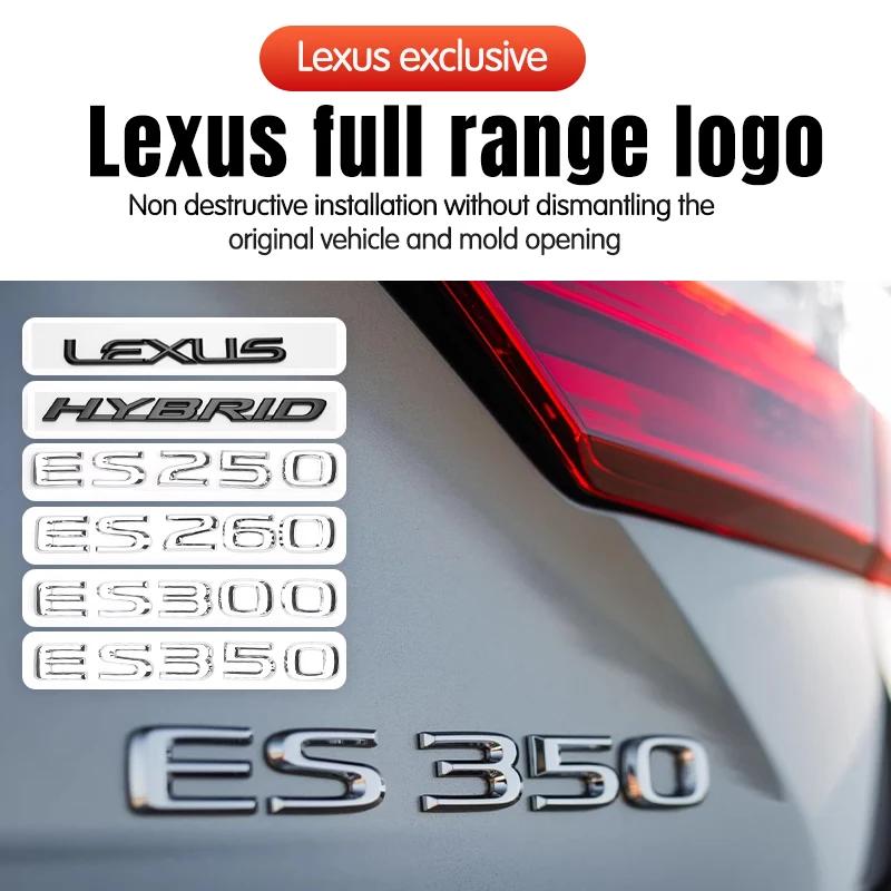 New for LEXUS Same as the original car Letter Badge Logo 3D ABS Car Trunk Rear Sticker for LEXUS NX ES LX IS CT RX GS SL LS