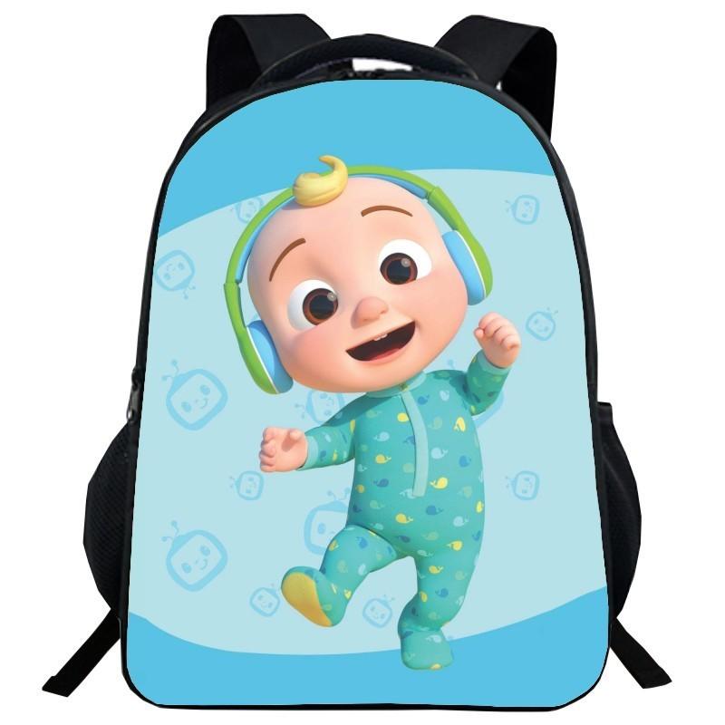 Cocomelon Backpack Children School Bags Durable Cartoon Lankybox Schoolbag For Kids