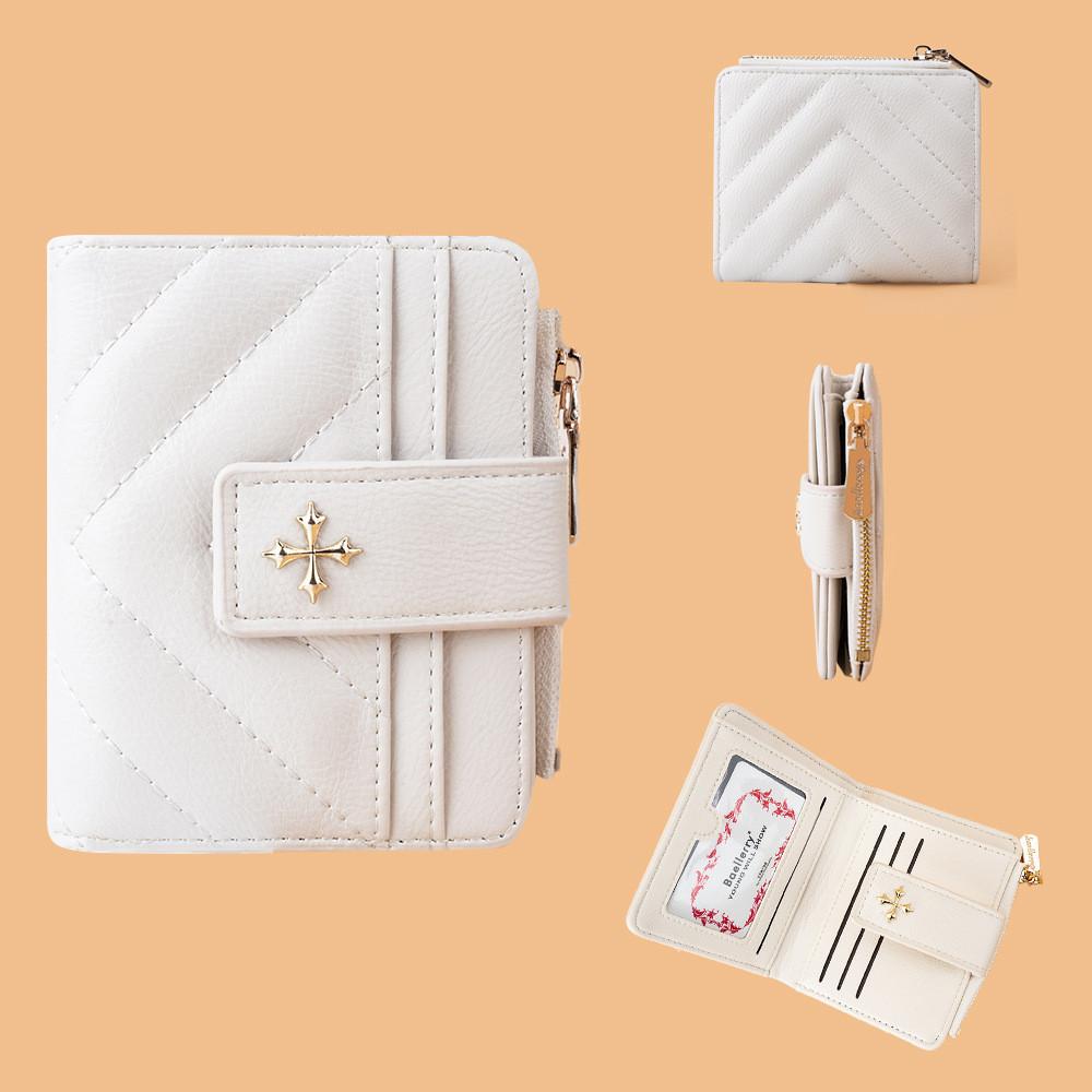 Baellerry Crossbody Wallet With Durable Polyester Lining And Secure Snap Closure For Women