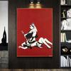 Abstract Banksy Queen Victoria Poster Prints On The Wall Art Mural HD Canvas Painting Banksy For Living Room Decor Frameless