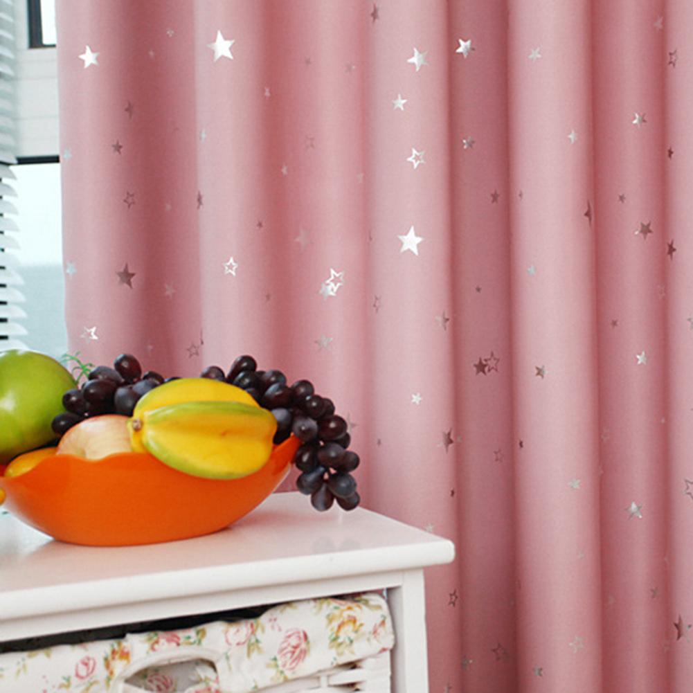 Великобритания Полное затемнение Звезды Спальня Балкон Шторы Крючок Люверсы Пурда