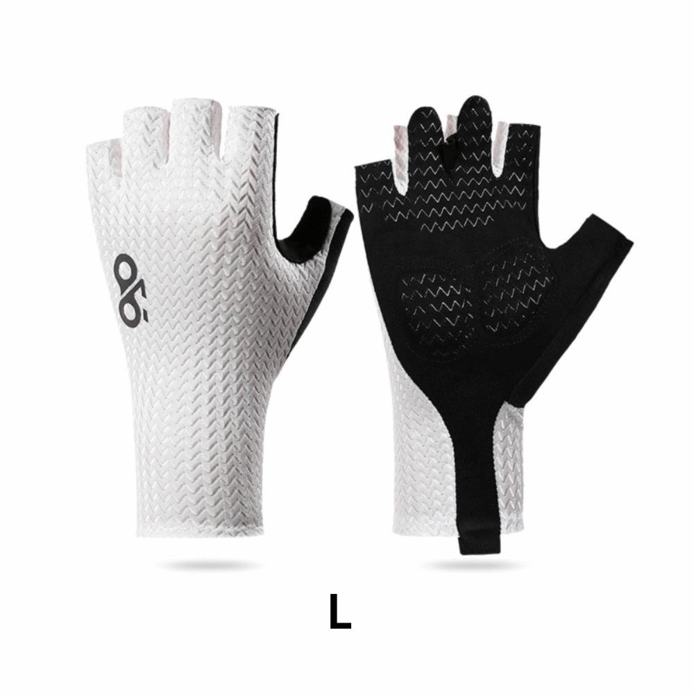 Summer Breathable Cycling Gloves Shockproof Anti-Slip Half Finger Gloves Wear-Resistant Motorcycle Glove Cooling Sport Gear