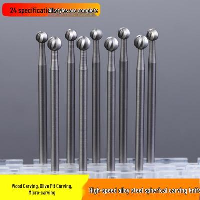 Электрическая игла-фреза со сферическим концом: Инструмент для резьбы по дереву и резьбы, микрофреза из вольфрамовой стали для гравировки на стоматологическом аппарате.