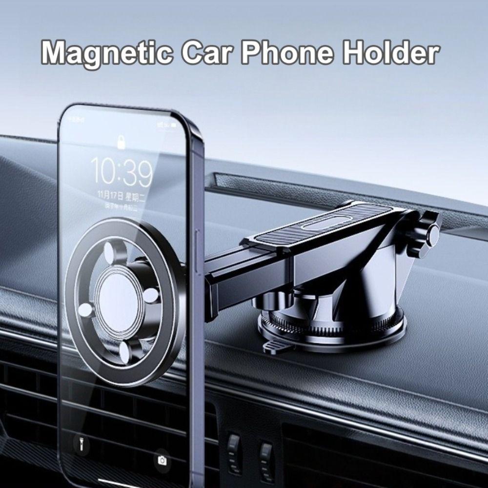 Alloy Car Phone Holder Magnetic Cell Phone Mount New Car Phone Rack for Car Interior