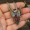 JMXD-Unique Necklace, Pendant Dragon Diablo Hipster Vintage Old Punk