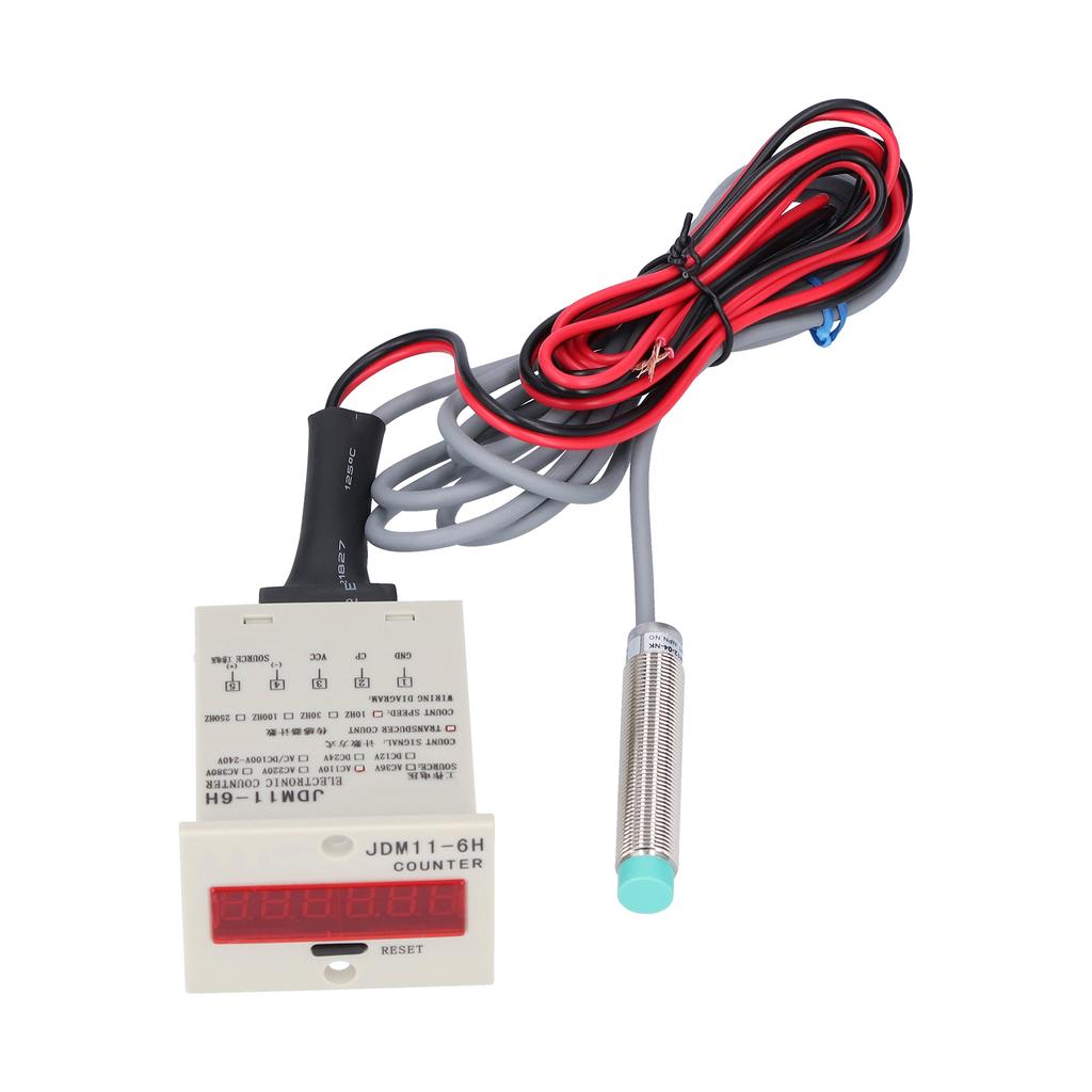BERM Цифровой электронный счетчик для металлических объектов Контактная индукционная панель Сброс JDM11?6HAC110V