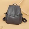 Quality Genuine Sheepskin Leather Backpacks for Girls  Daypack Vintage Backpack School Bags