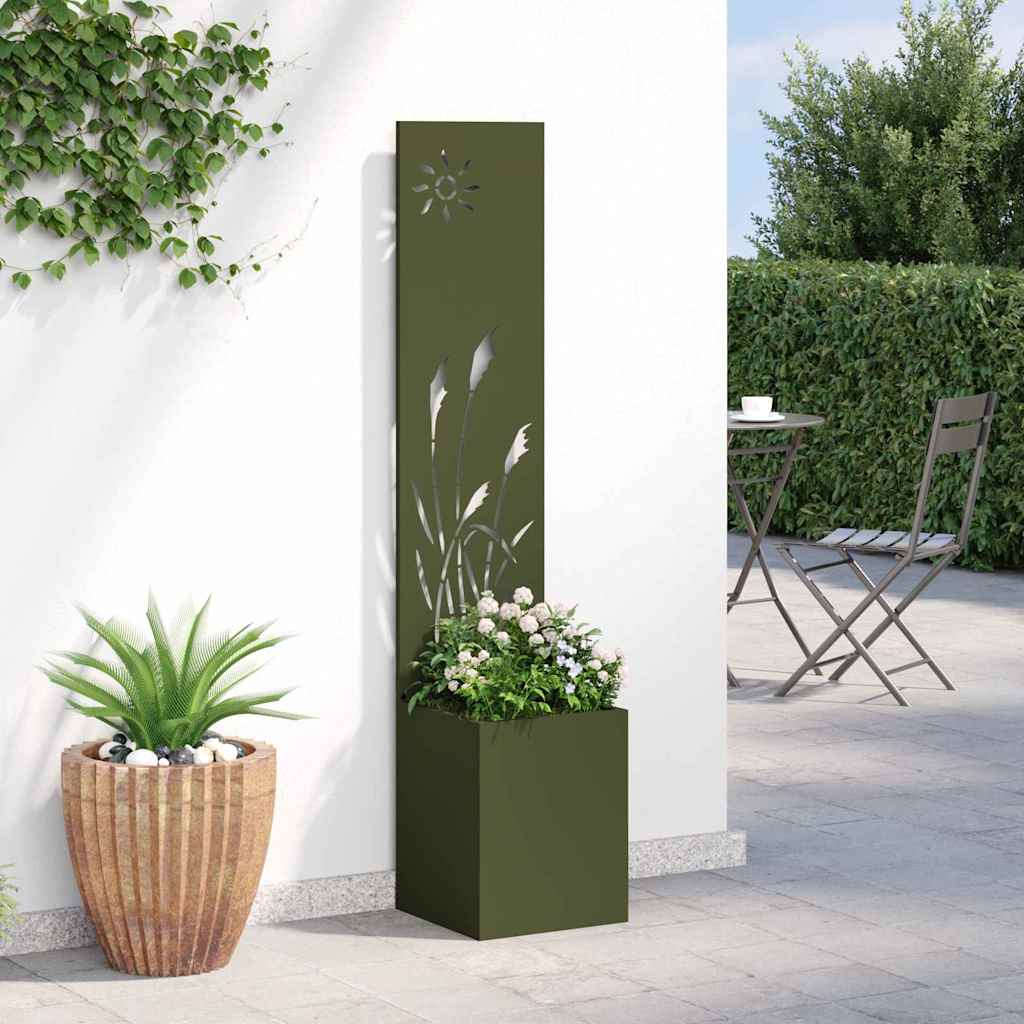 Garden Privacy Screen Canvas Olive Green 32 x 150 cm