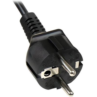 Кабель питания Schuko CEE7 в виде трилистника к IEC 320 C5, 2 м, для ноутбука - STARTECH - Черный