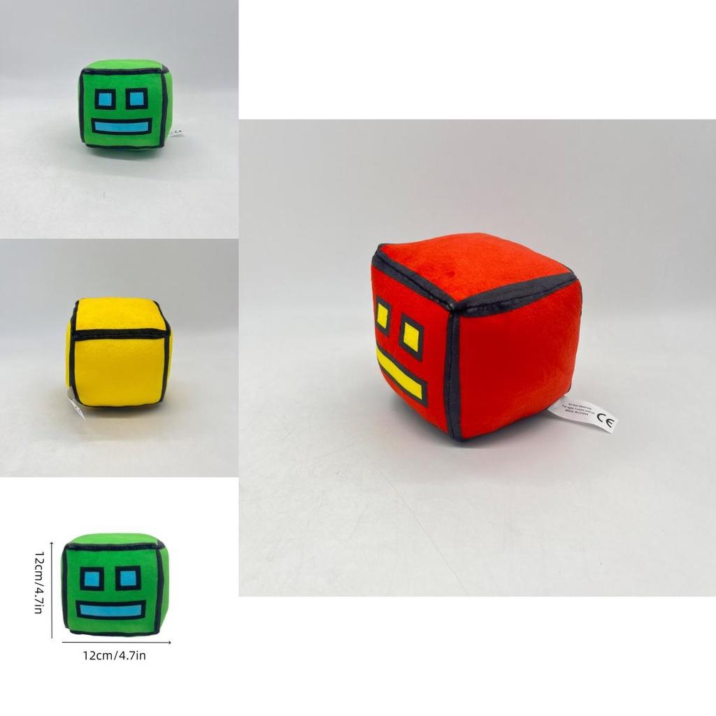 Soft And Fluffy Geometry Dash Plush Toy Perfect For Your Collection