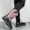 Mens Slip On High Top Shoes 2024 New Arrival Motorcycle Boots for Men Leather Fashion Desert Boots Men's Shoes