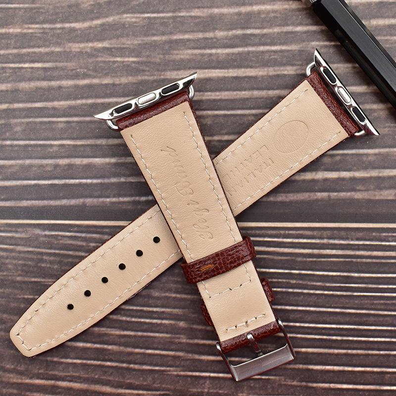 Козья кожа, Все включено, Кожаный ремешок для Apple Watch 1/2/3/4/5 поколения, Сделано в Дунгуане