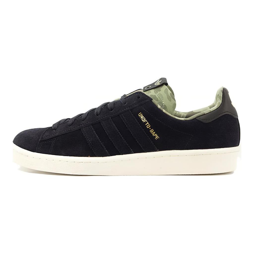 Campus Undefeated x A Bathing Ape x Campus Adidas Originals 80-е 'Черный' Q34750