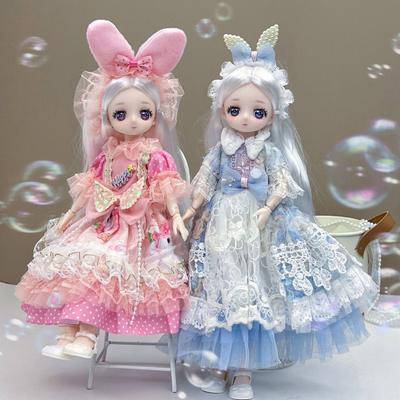 30СМ 1/6 Шарнирная кукла с одеждой Платье принцессы Лолиты BJD Кукла Коллекционная Подвижная Экшн-фигурка Нарядная кукла Игрушка Подарок на день рождения для девочки