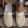 Мода 2024 Осень Новые Женские Холщовые Дышащие Модные Вулканизированные Спортивные Туфли Женские Повседневные Плоские Легкие Прогулочные Туфли