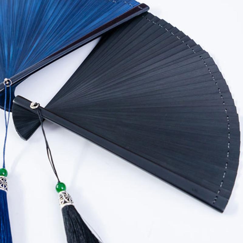 Бамбуковый складной веер для танцевальной вечеринки, шоу, реквизит, китайский стиль, художественное ремесло, подарок