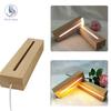Rectangle Wood Light Base Wooden LED Light Display Stand Lamp Holder Lamp Base Art Ornament Display Base LED Lamp For Resin