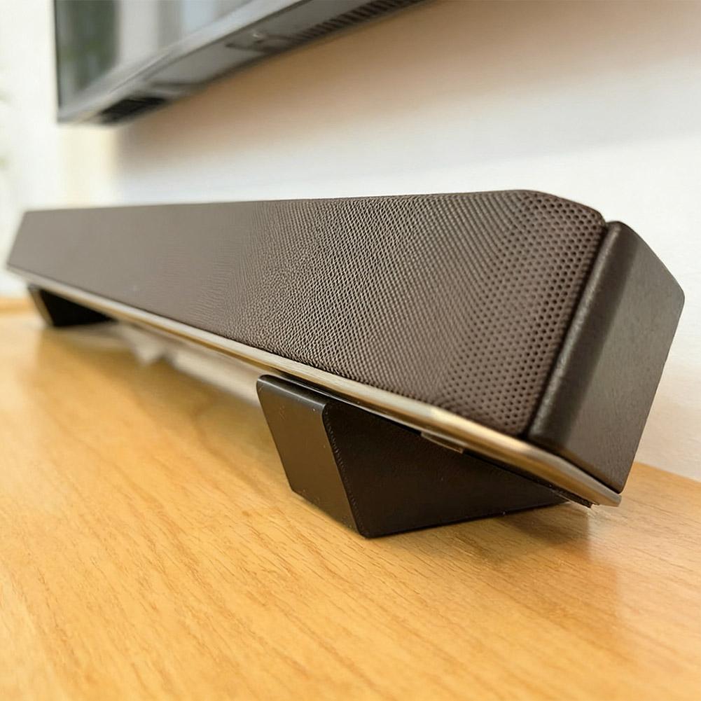 2Pcs High-end Universal Soundbar Stand Base For Desktop Monitor Speaker TV Audio Speaker Bracket Feet Adjustable Audio Support
