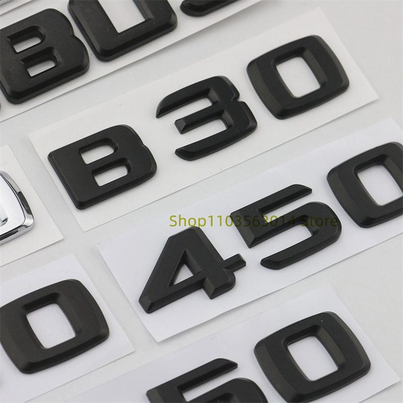 Glossy Black Letters 550G 4X4 850 550 D35 B40 D6S B63 Emblem for G Car Fender Trunk Rear W464 Sticker