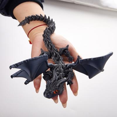 3D-печатные игрушки Фигурки драконов Модель Многошарнирное подвижное украшение Настольное украшение Творчество Новинка Дети 3D подвижная игрушка Подарок