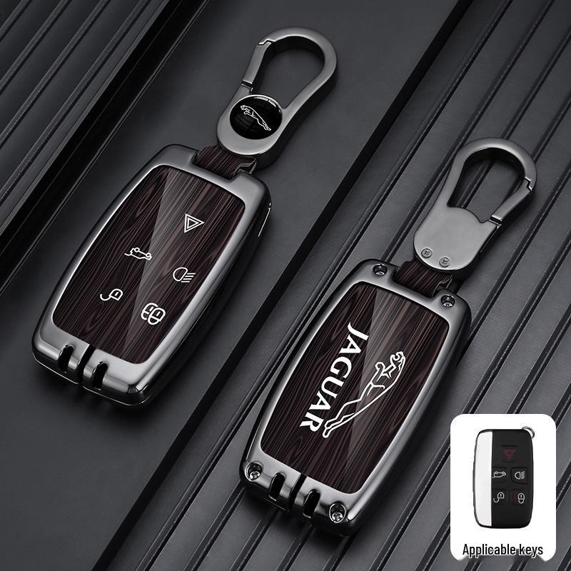 23 Jaguar XFL/XEL/F-Pace/XJL/F-Type/E-Pace Key Case with Metal Buckle for Men & Women
