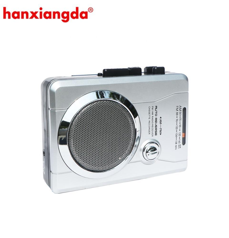 Retro Fortune Factory Directly Sale Audio Cassette Player Recorder with Mic and Recorder, FM AM Radio