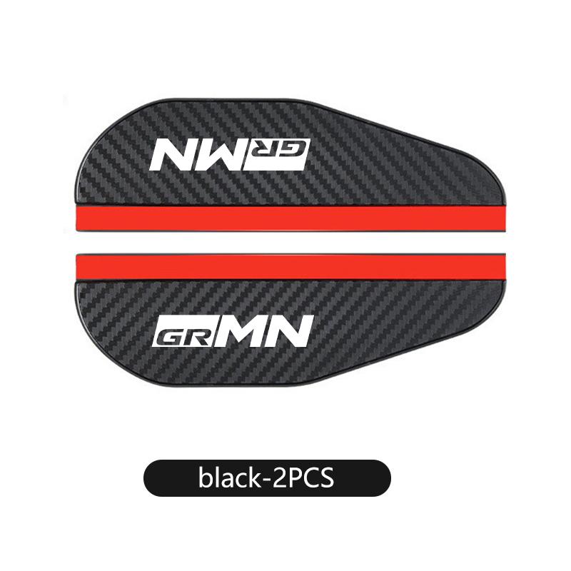 2PCS Car Rearview Mirror Rain Eyebrow Sticker Auto Accessories For Toyota Camry Highlander C-HR Hilux Vios Rav4 Prius Yaris TRD