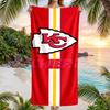 Kansas City Chiefs Fashion Beach Towel Portable Soft Quick Dry Towel For Swimming Camping Holiday Use