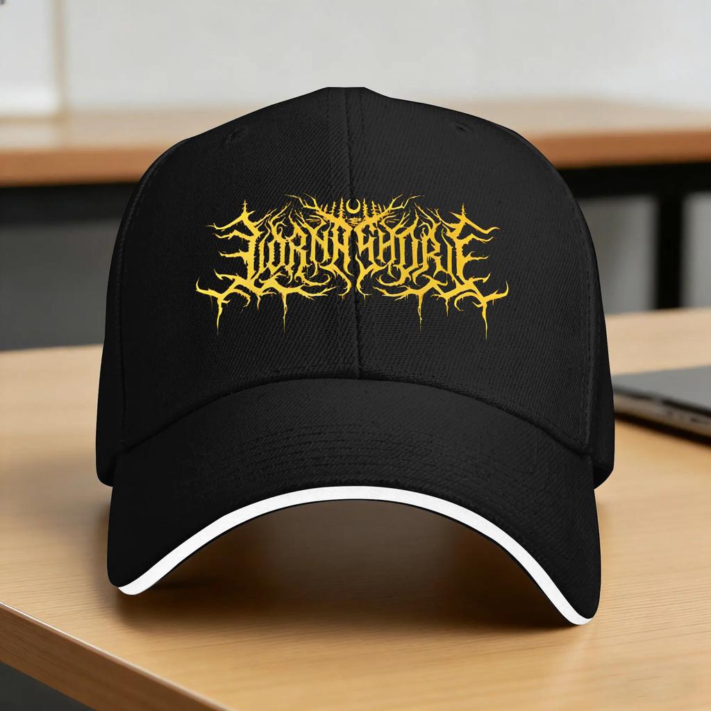 Sun Baseball Cap ART LOGO Lorna shore band Design Trucker Hat Sunscreen Vintage Tennis Skate Baseball Caps