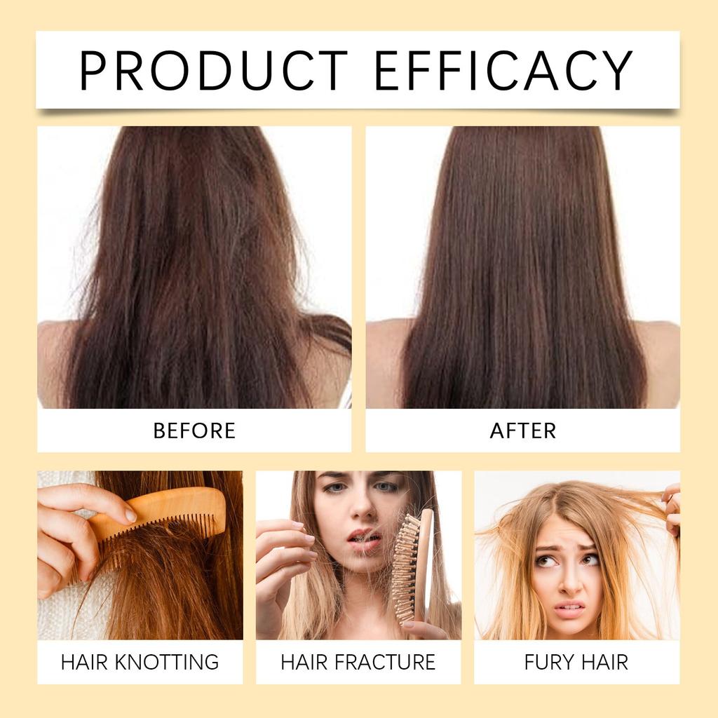 Коллагеновая маска для волос с аргановым маслом, маска для глубокого разглаживания волос для всех типов сухих и поврежденных волос, 100 г