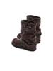 Saturday Vintage Belt Buckle Mid Leg Pants Tube Boots for Women